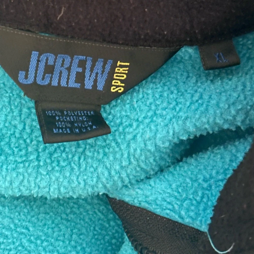 J.Crew sport Blue Cowl Neck Fleece Sweater